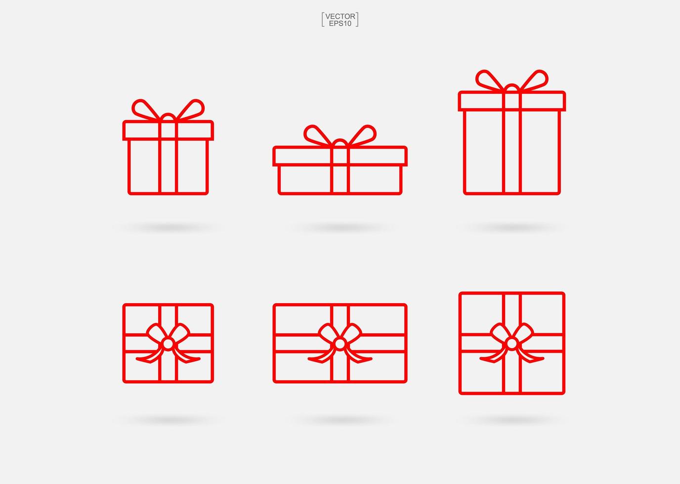 Gift Box Icon Christmas Gift Box Sign And Symbol Vector Vector Art At Vecteezy