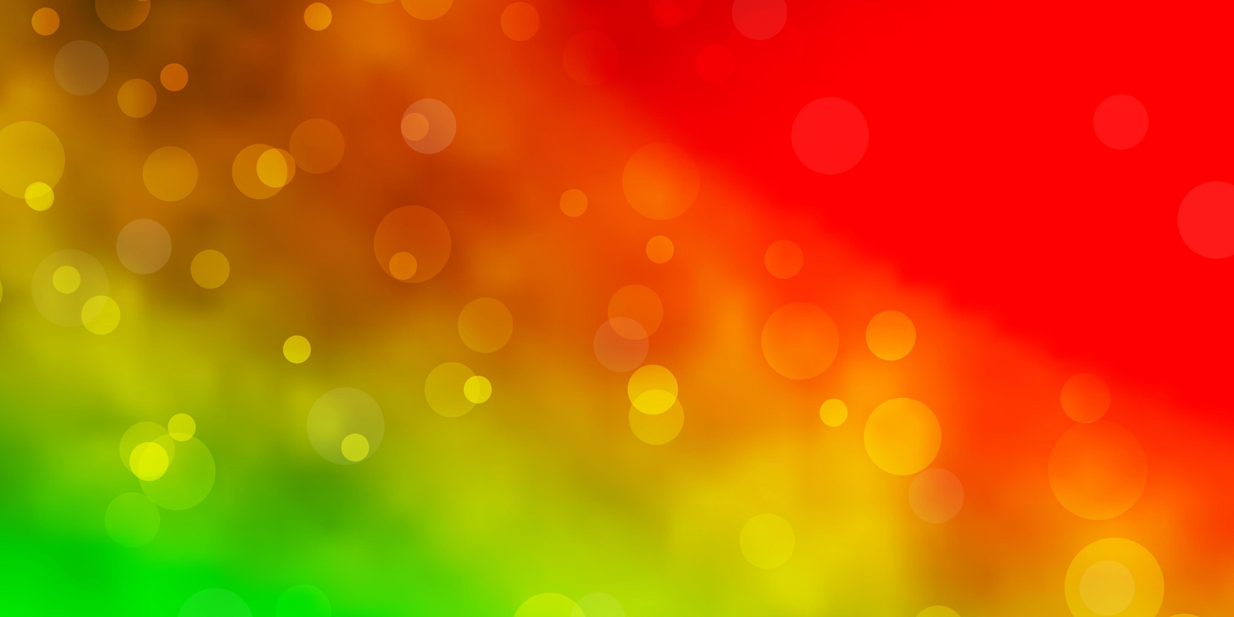 Light Green, Red vector background with circles. 1840549 Vector Art at