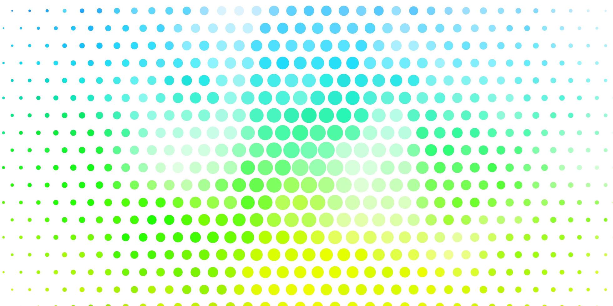 Light Multicolor vector background with circles.