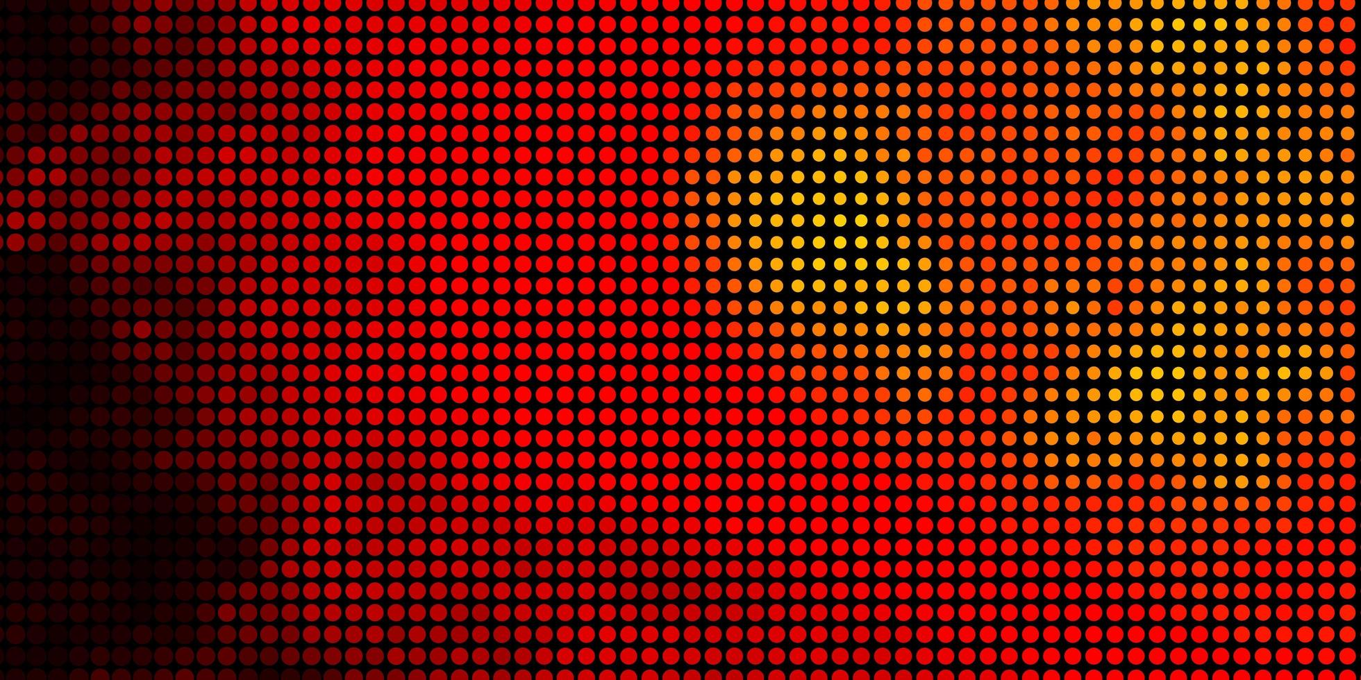 Dark Orange vector pattern with circles.