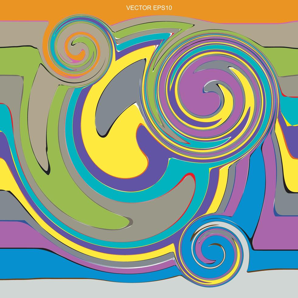 Abstract pop art background. Artistic colorful paint brush pattern for background. Vector. vector