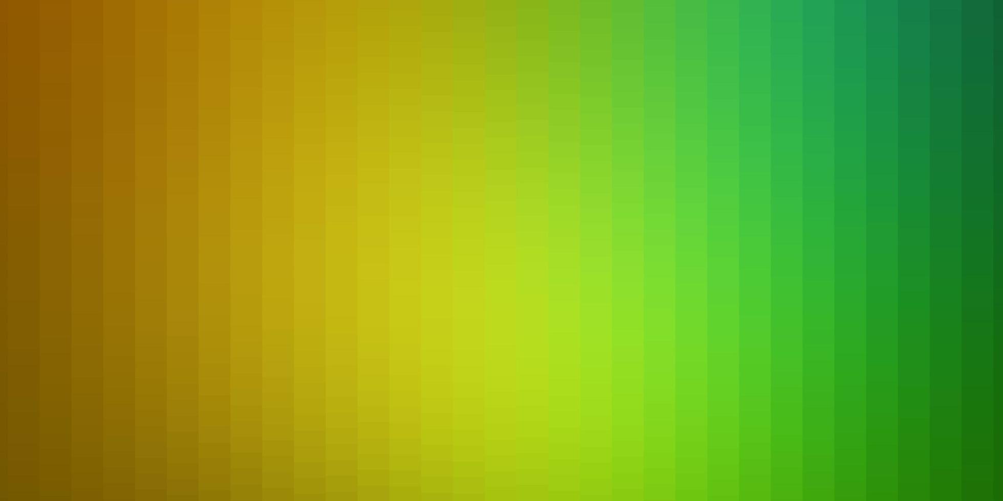 Fondo de vector verde claro, amarillo con rectángulos.