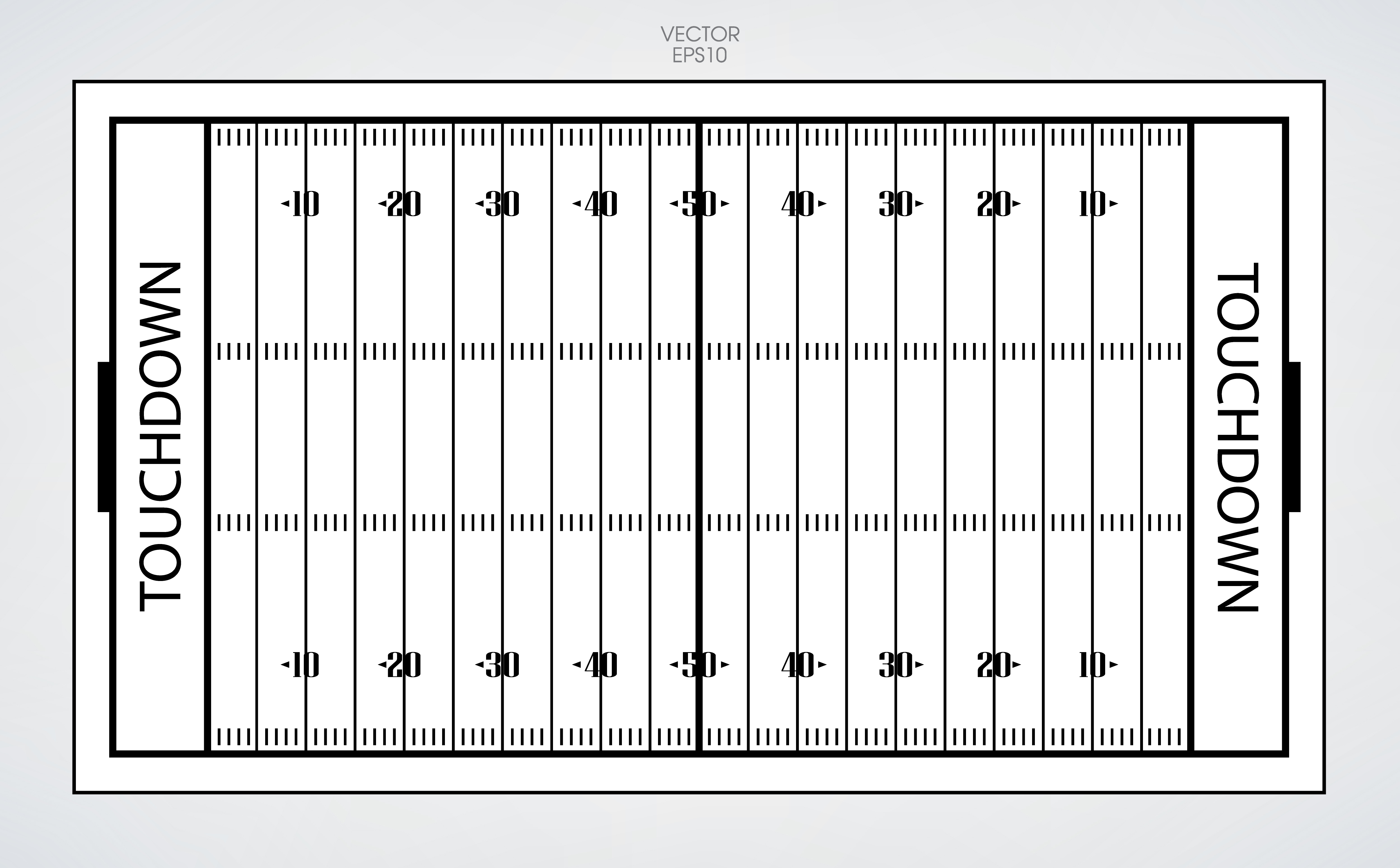 Line of american football field. Vector illustration. 1840666 Vector