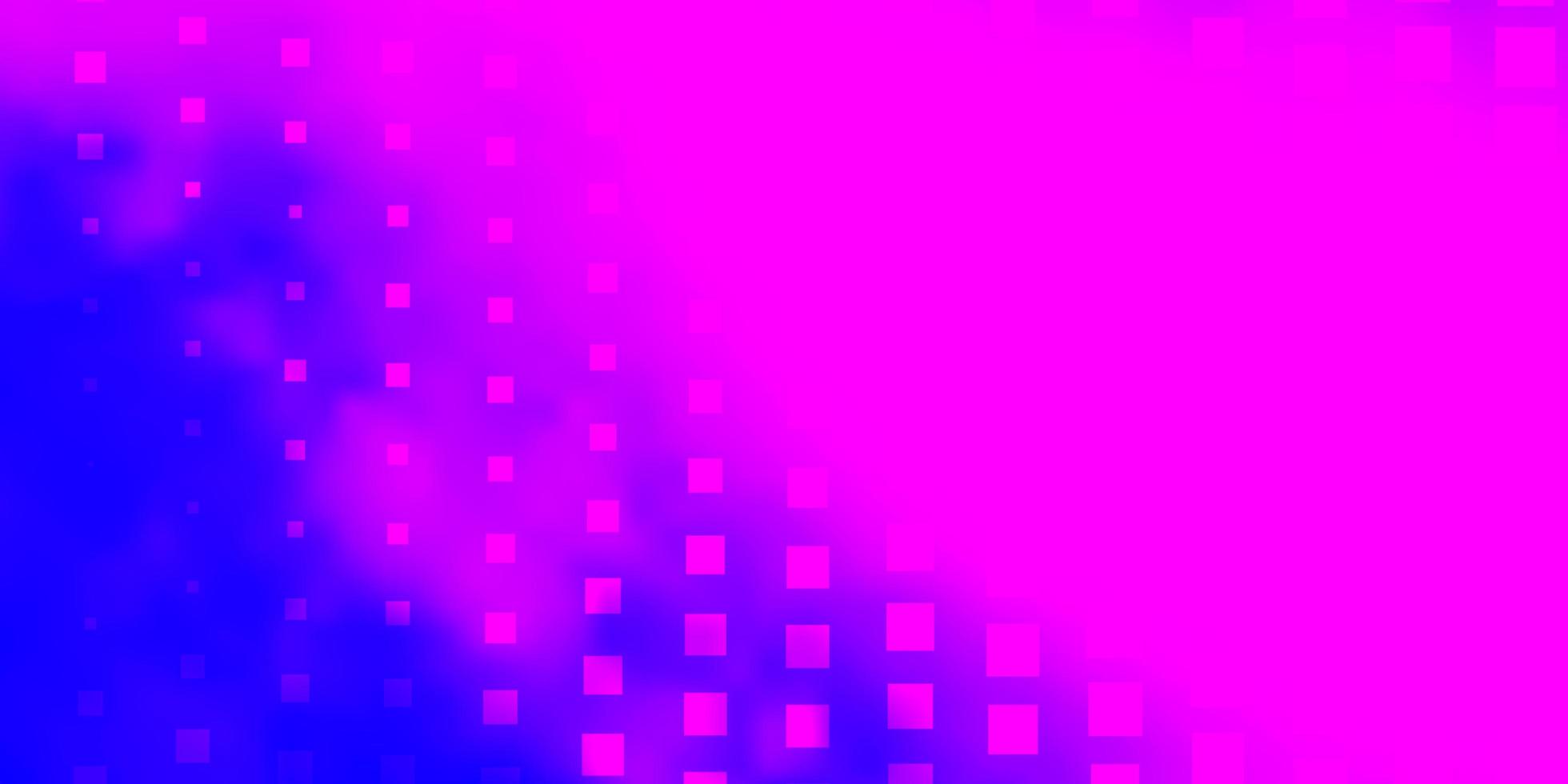 Fondo de vector rosa claro, azul con rectángulos.