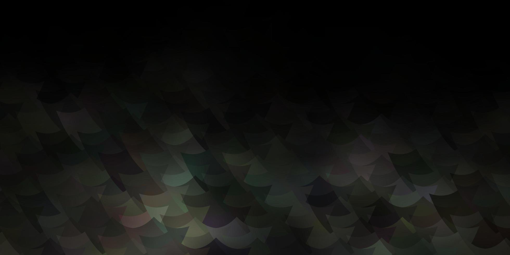 Dark Gray vector background in polygonal style.