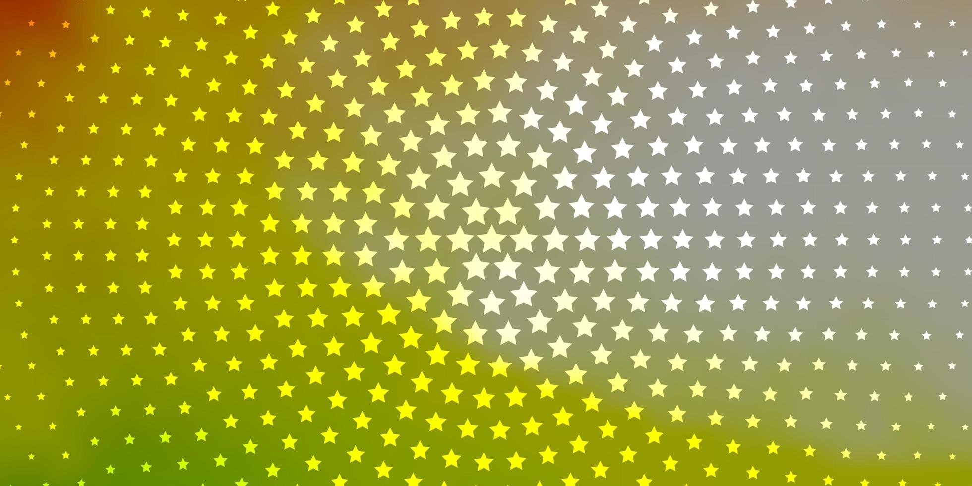 Light Green, Red vector pattern with abstract stars.