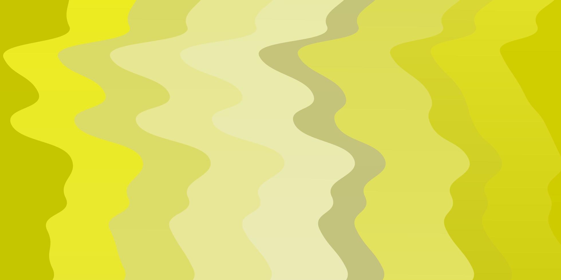 Light Yellow vector background with bent lines.