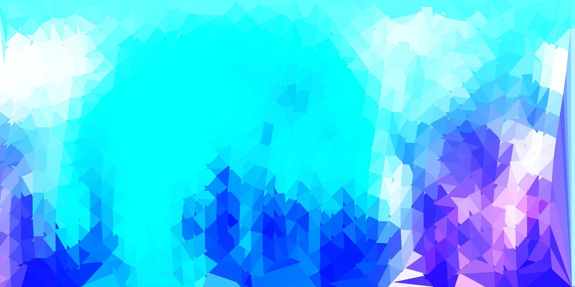 Light pink, blue vector triangle mosaic wallpaper.