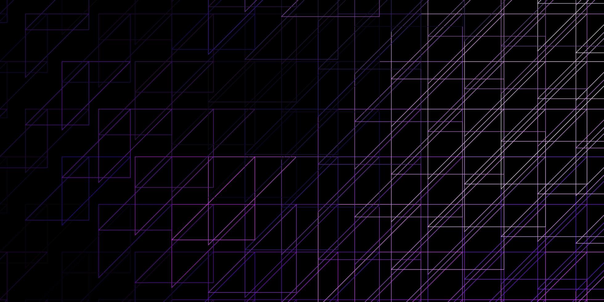 Dark Purple vector pattern with lines.
