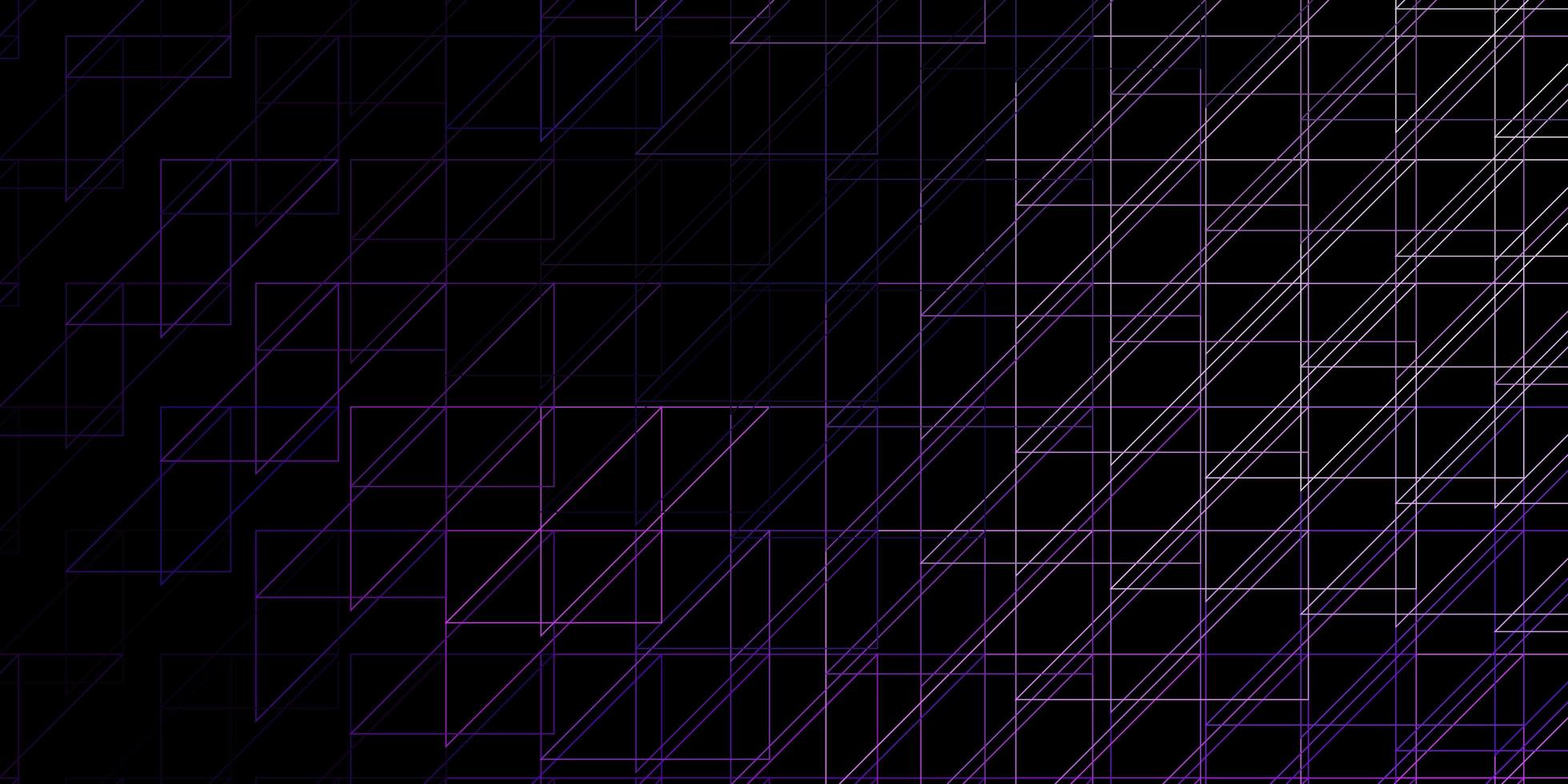 Dark Purple vector pattern with lines.