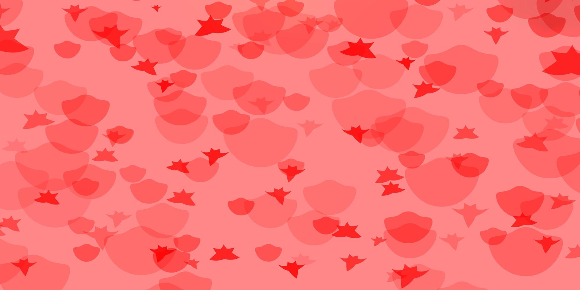 Vector pattern with circles, stars