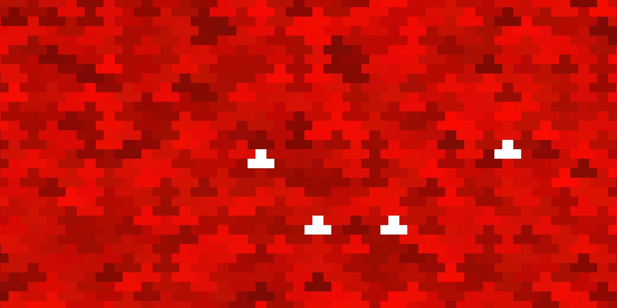 Light Red vector pattern in square style.