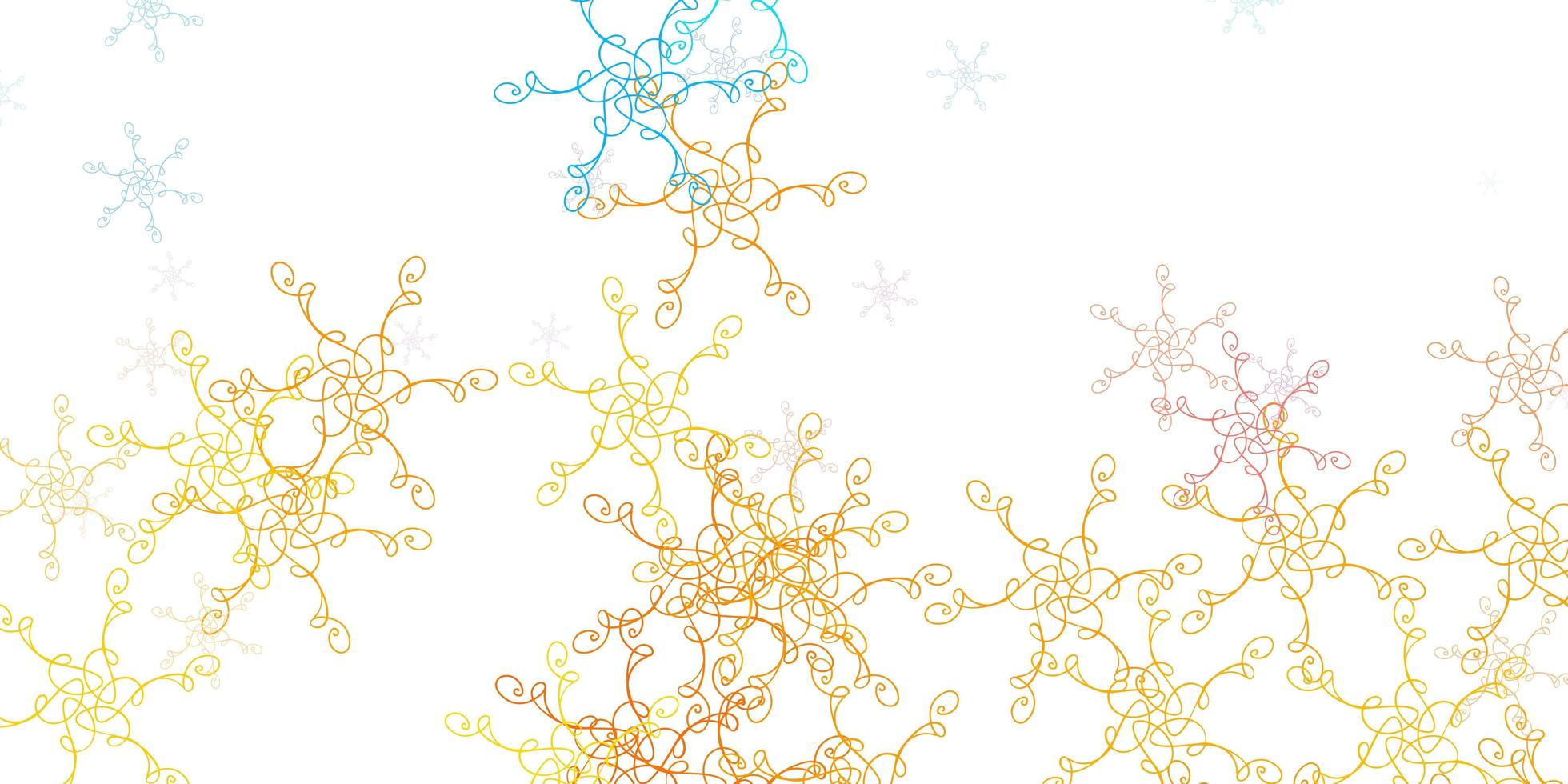 Light Blue, Yellow vector layout with curves.