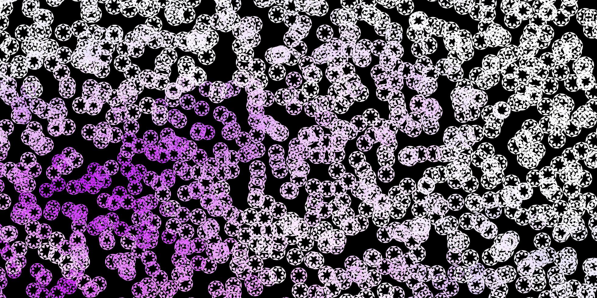 Dark purple vector template with circles