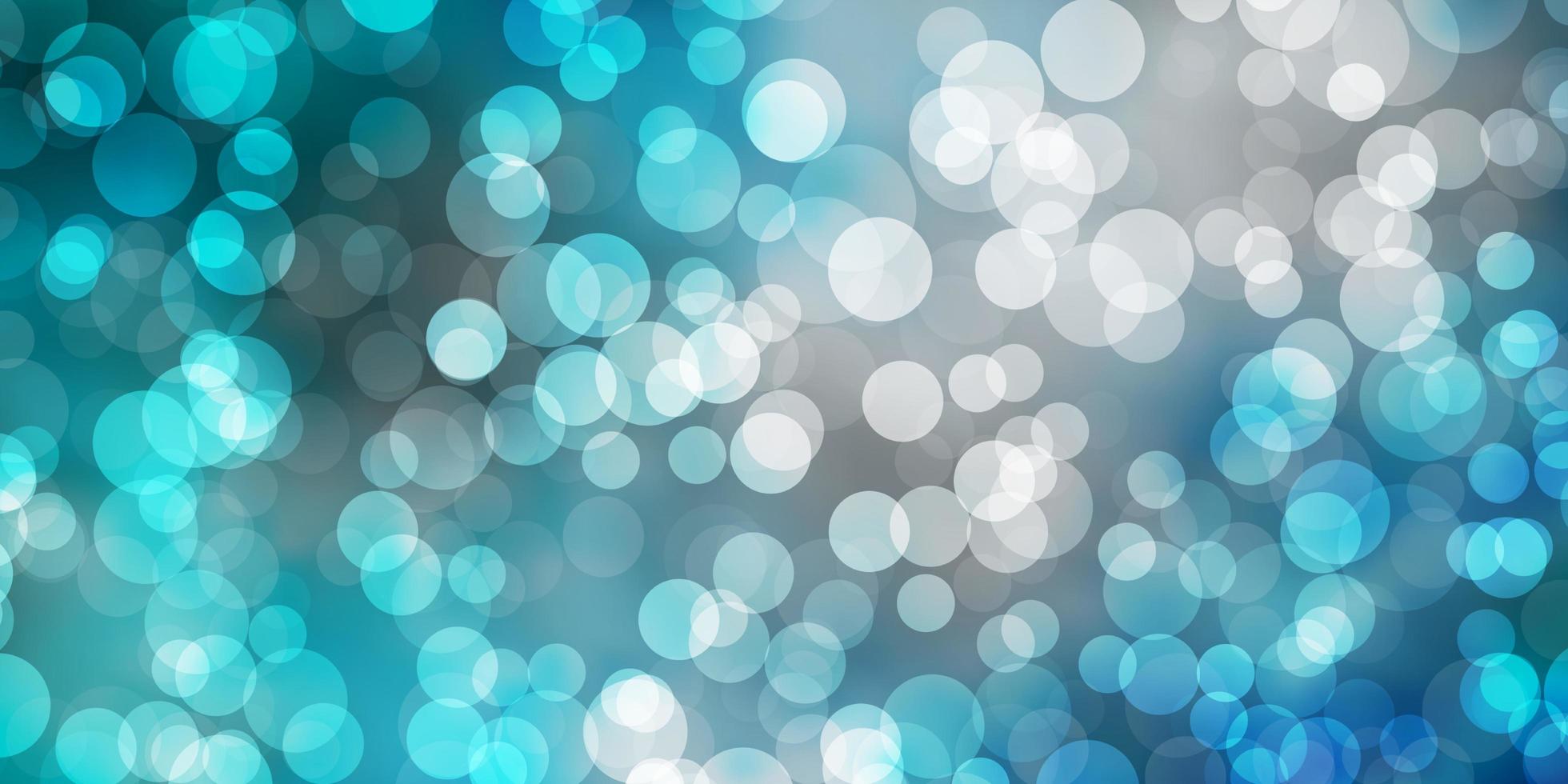 Light BLUE vector background with spots.