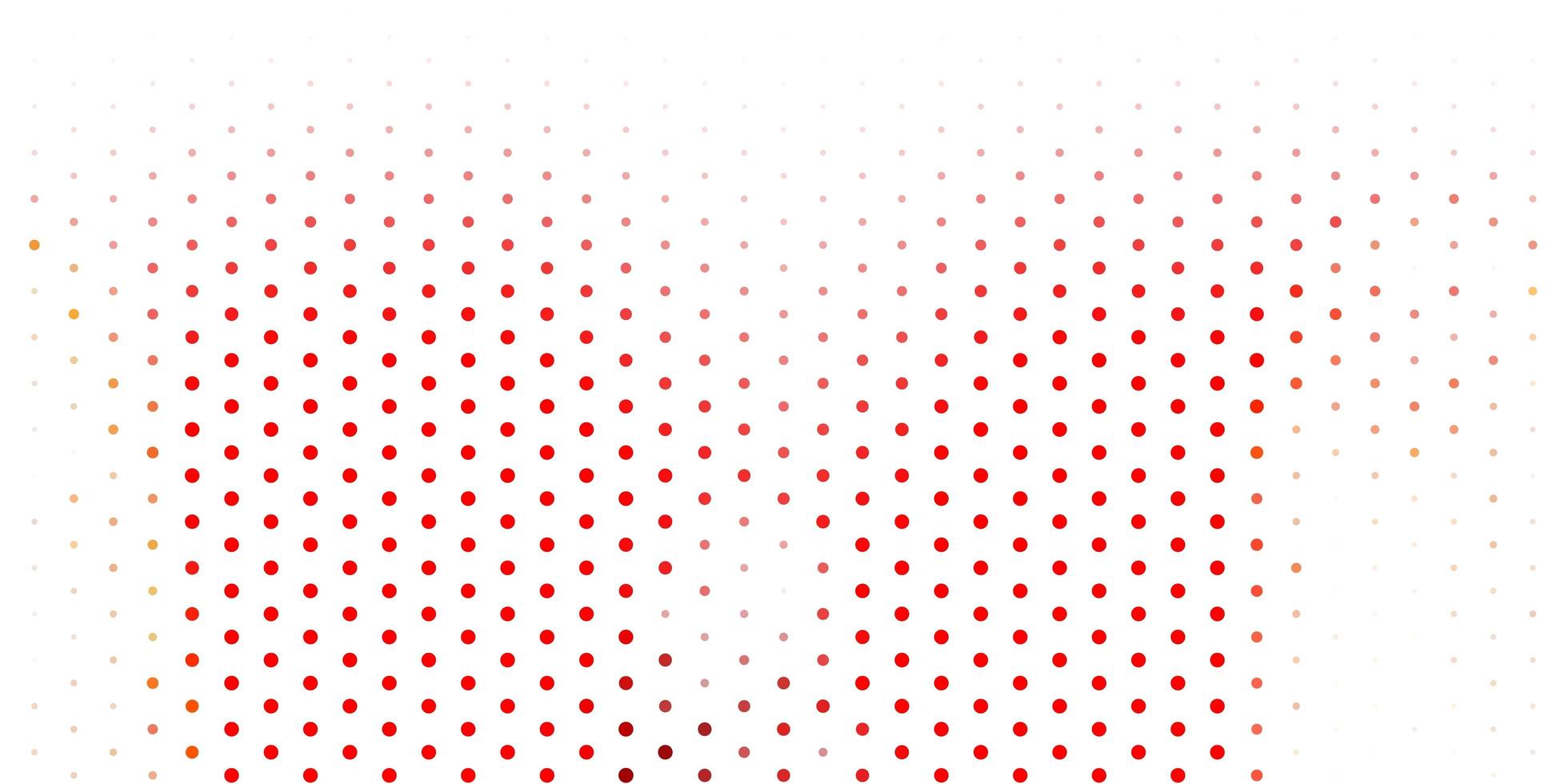 Light red vector template with circles.
