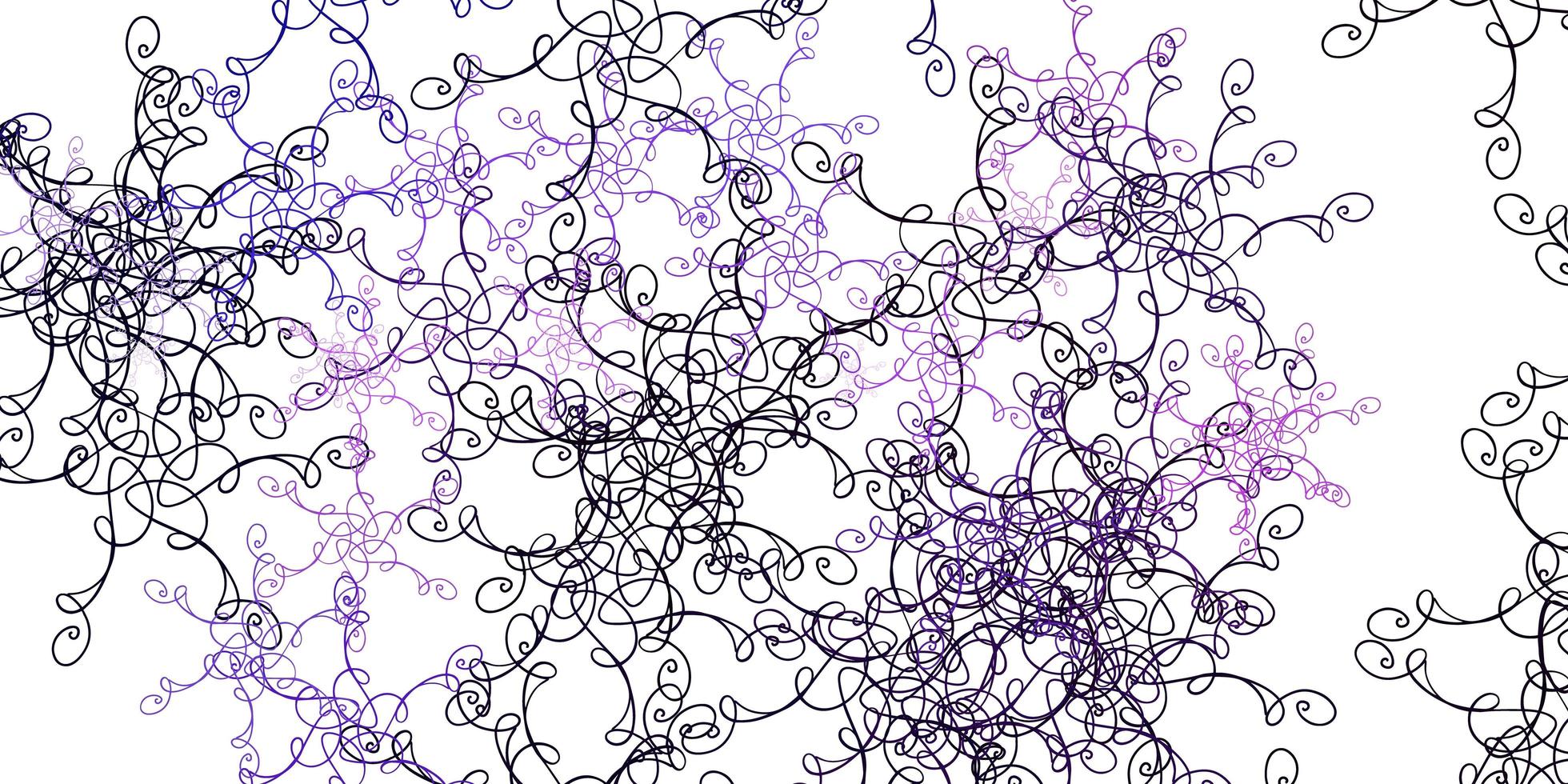 Light Purple vector background with bent lines.