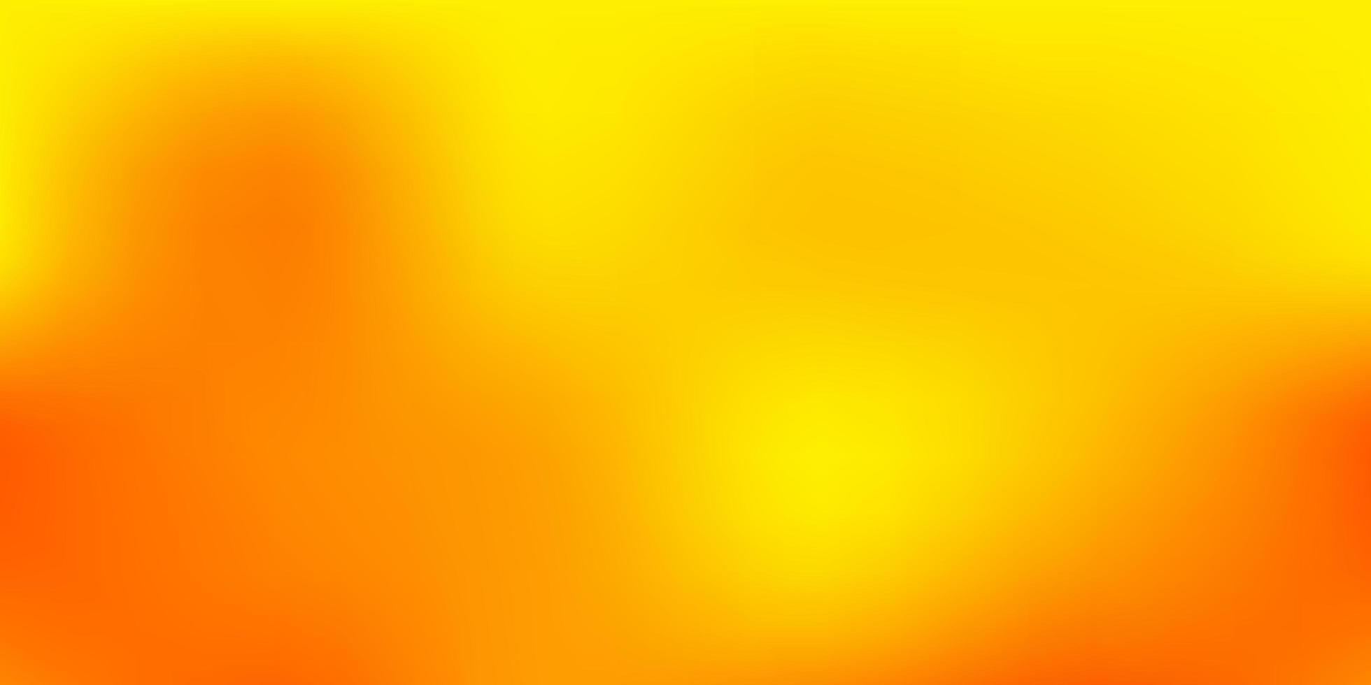 Dark Yellow vector blurred background.