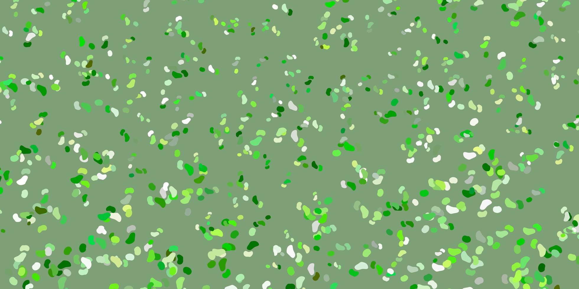 Light green, yellow vector template with abstract forms.