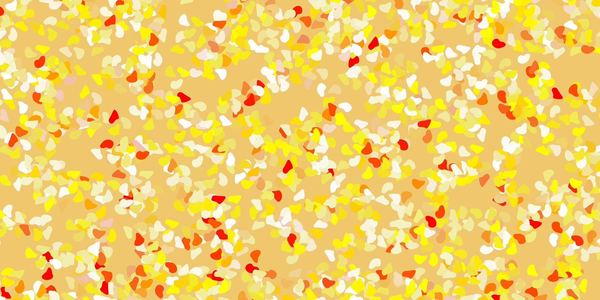 Light orange vector backdrop with chaotic shapes.