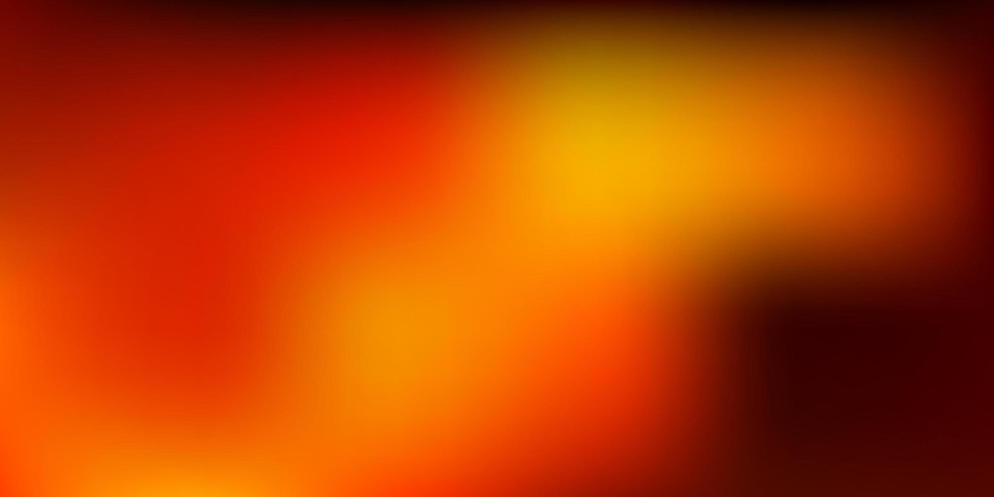 patrón de desenfoque abstracto vector naranja oscuro.