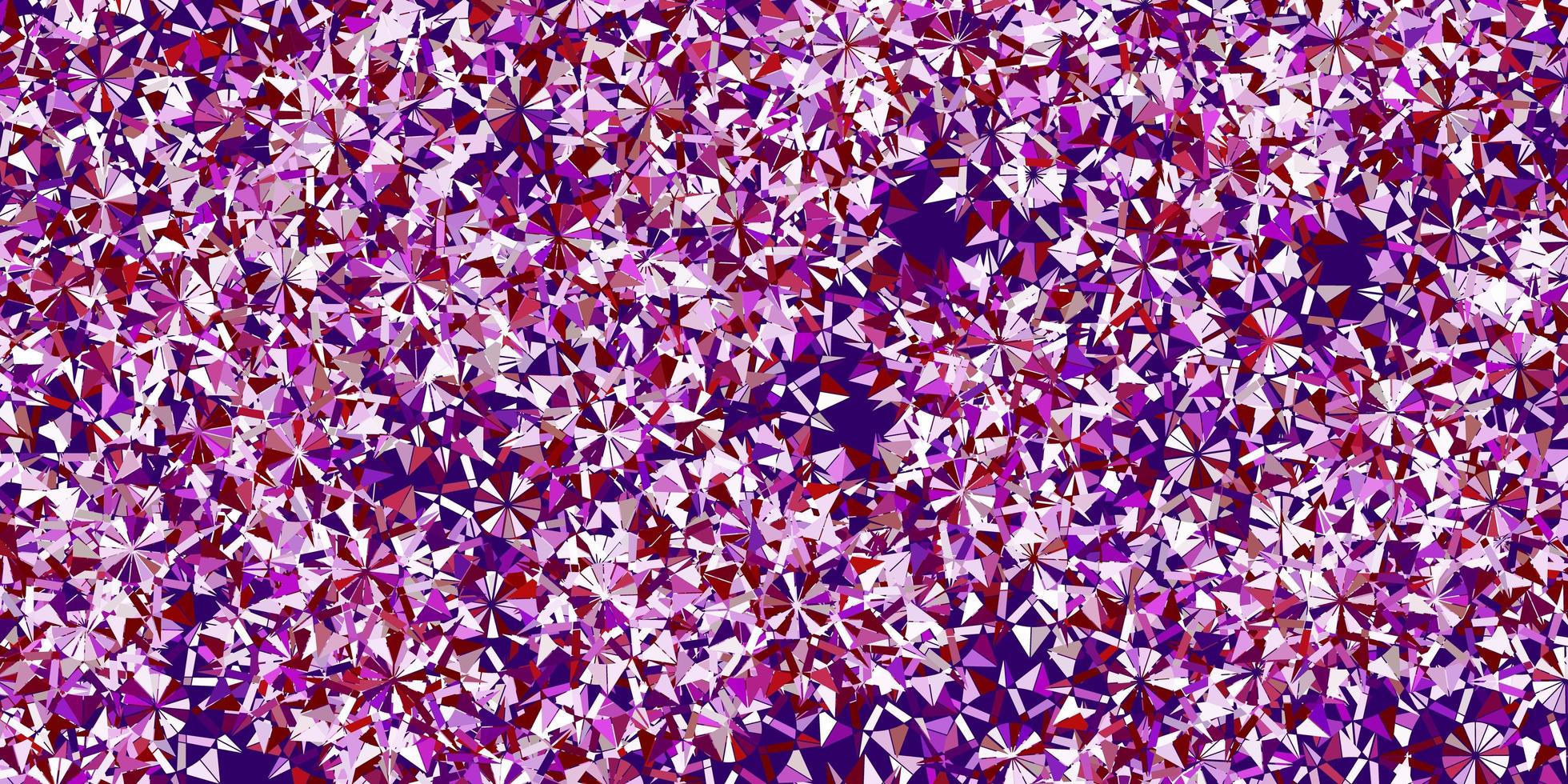 Light blue, red vector texture with bright snowflakes.