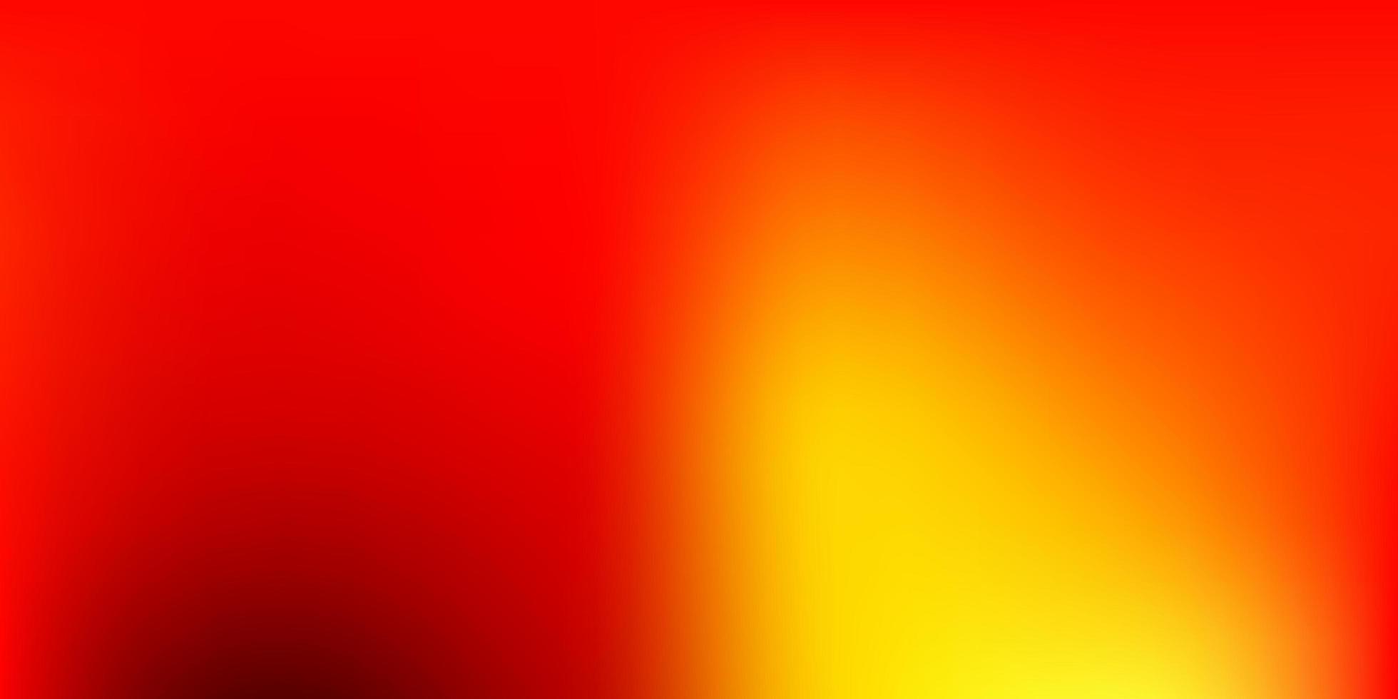 Light Red, Yellow vector abstract blur drawing.