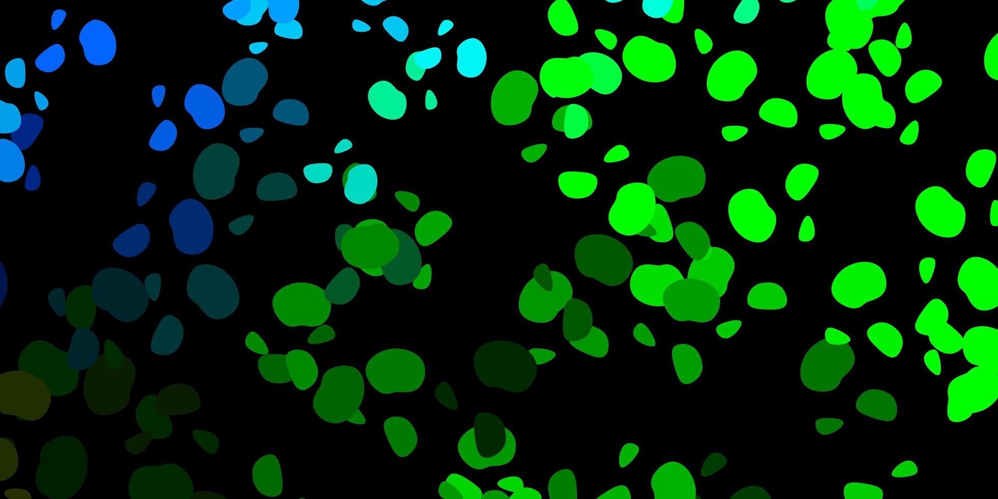 Dark multicolor vector background with random forms.