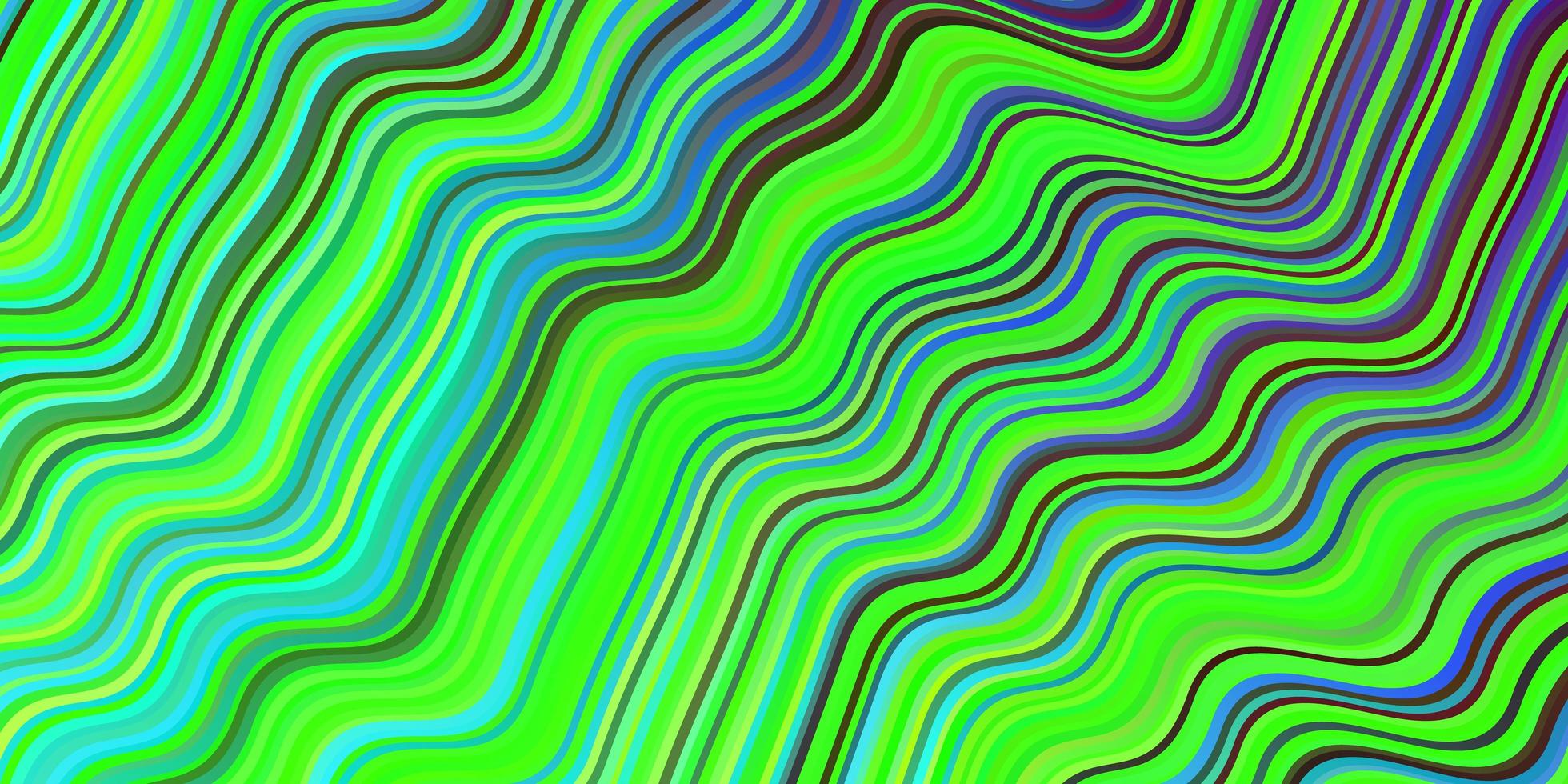 Dark Multicolor vector backdrop with bent lines.