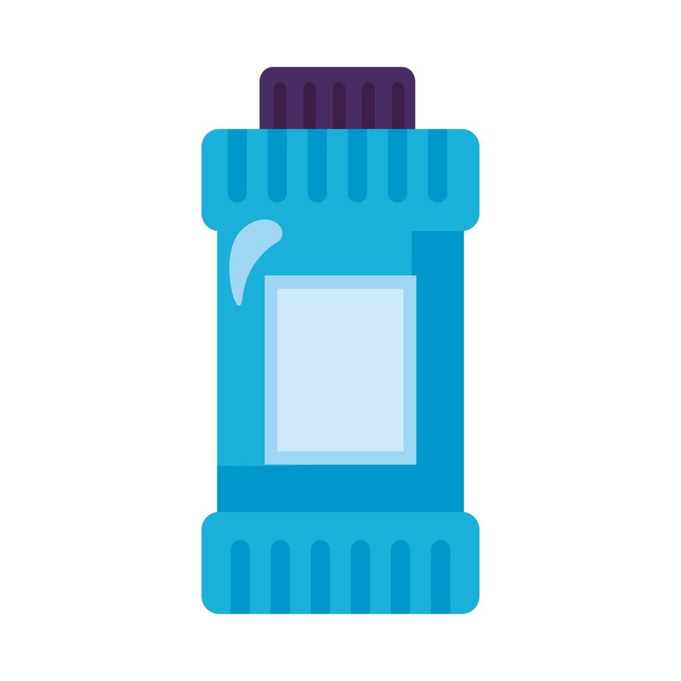 disinfectant plastic bottle product vector