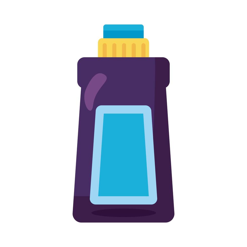 disinfectant plastic bottle product vector