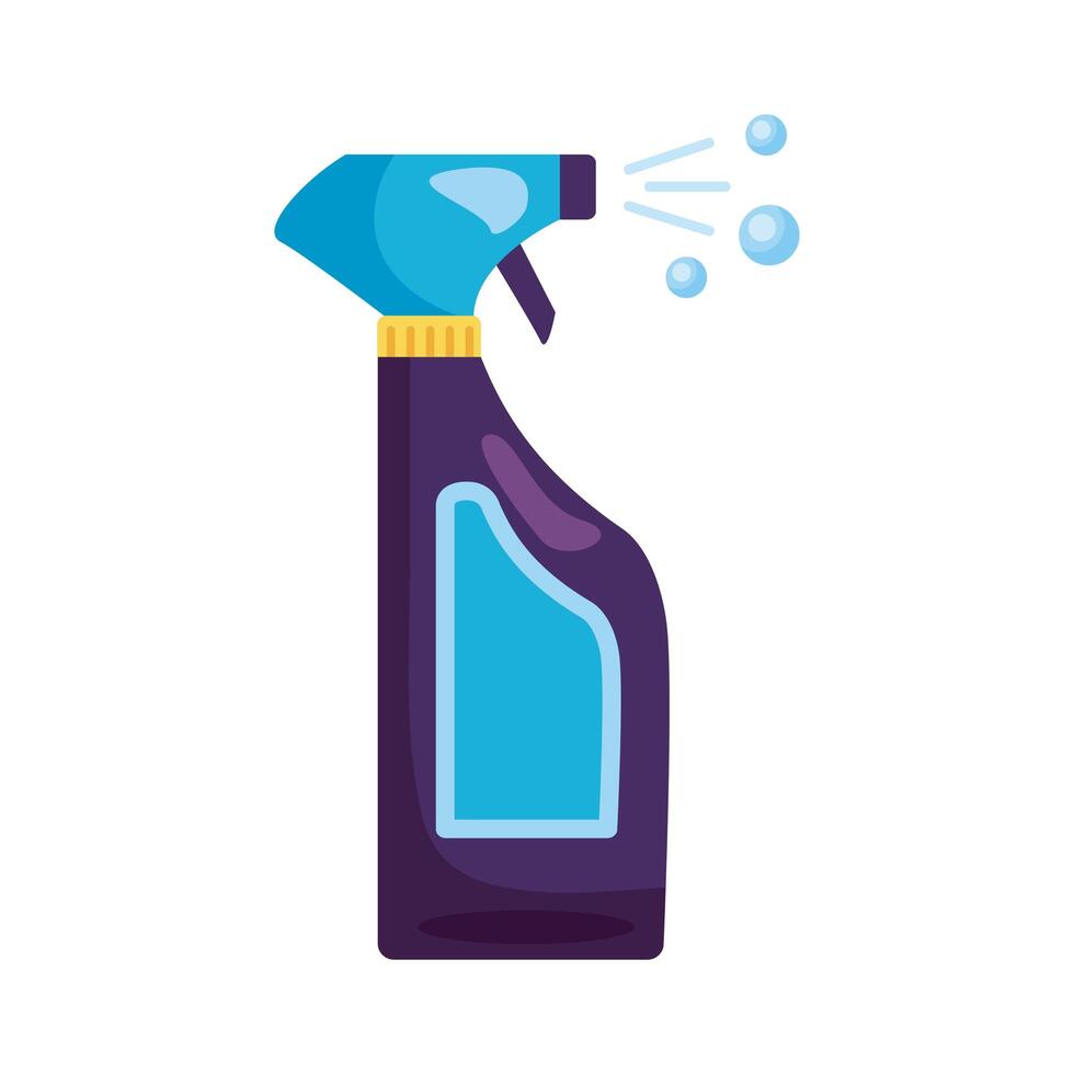 disinfectant spray bottle product vector