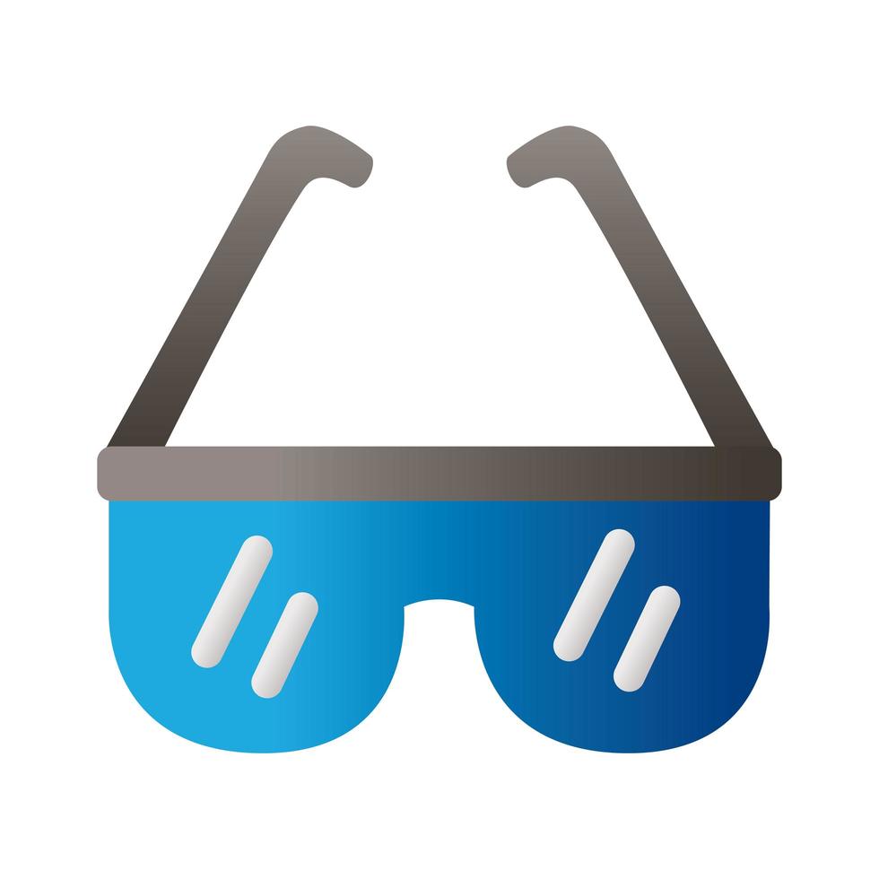 safety goggles in gradient style vector