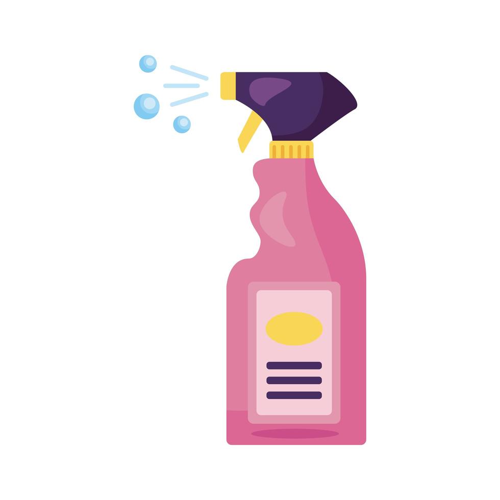 disinfectant spray bottle product vector