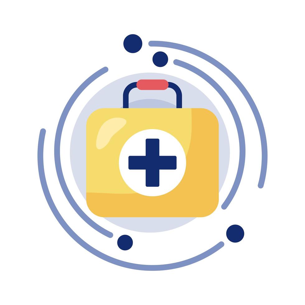 medical kit icon vector