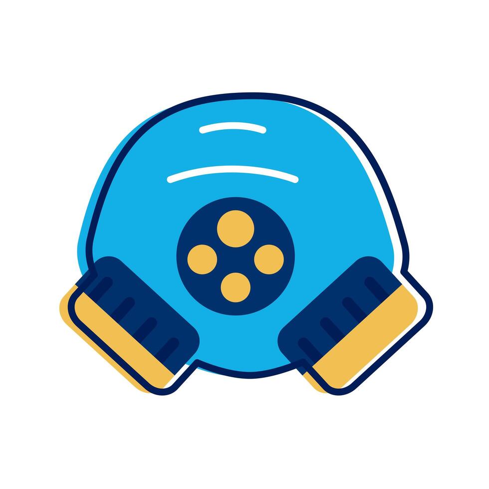 biosafety face mask flat style icon vector