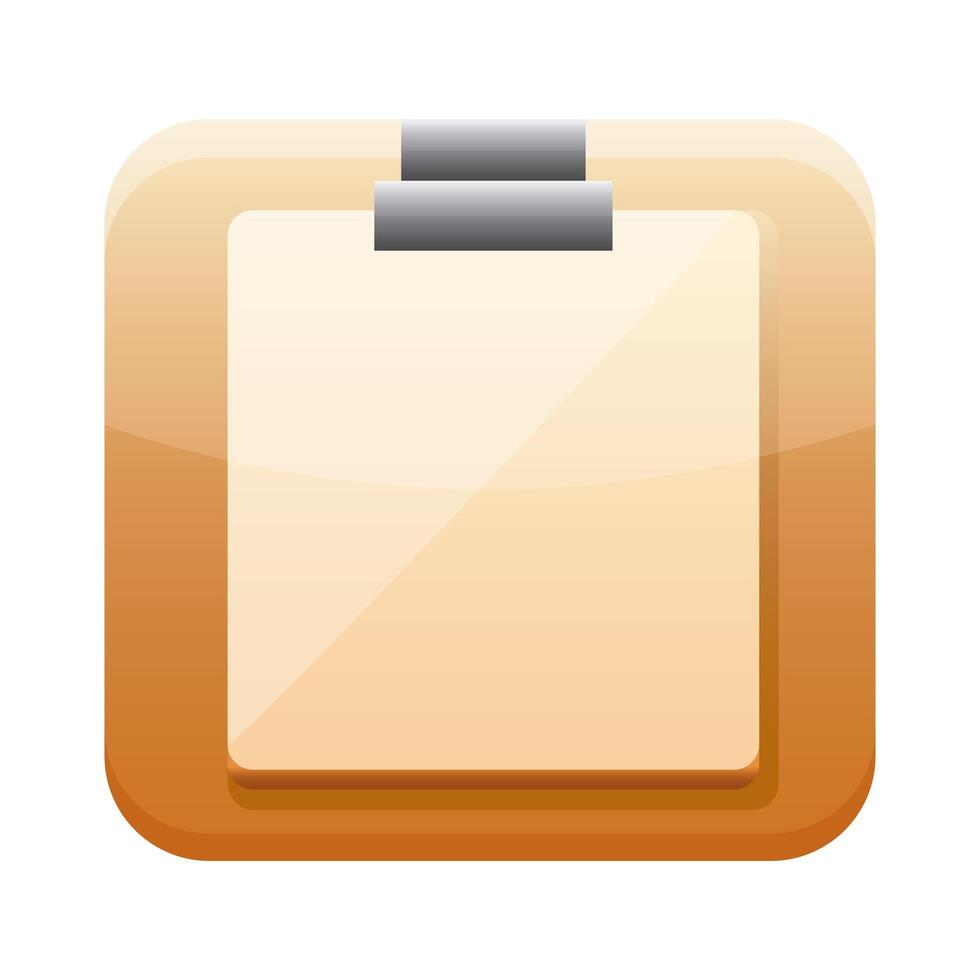 checklist app button menu isolated icon vector