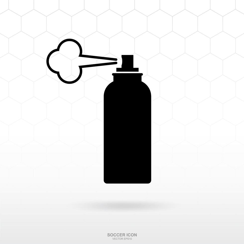 banner de icono de spray vector