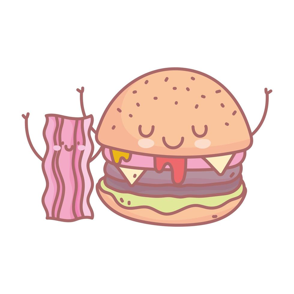 Bacon Cheeseburger Clip Art