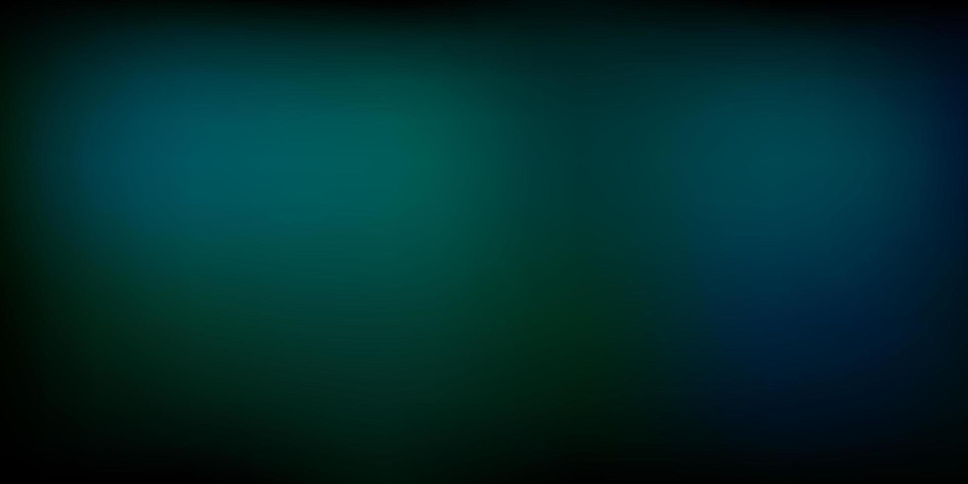 Dark Green vector abstract blur backdrop.