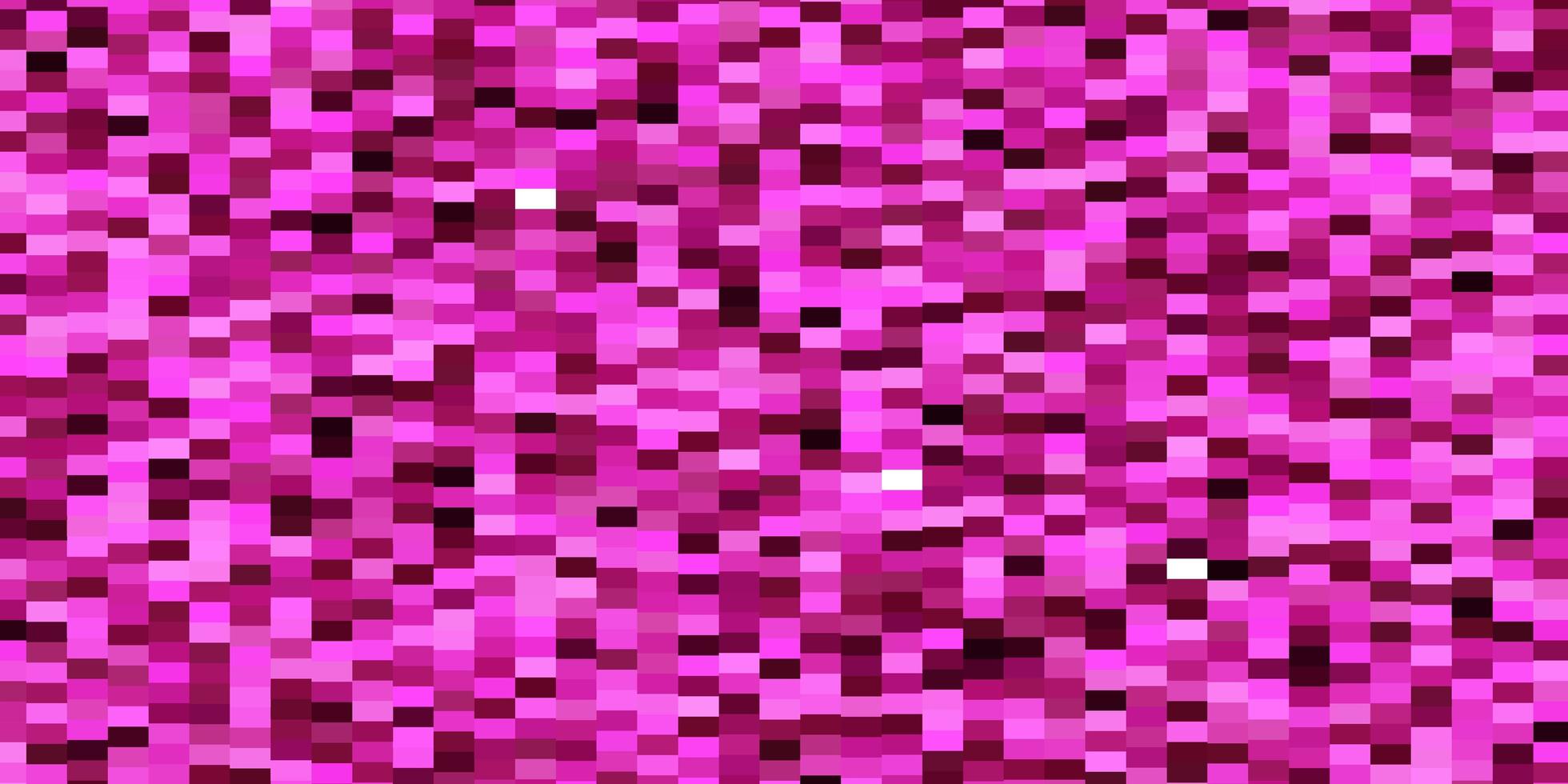 textura de vector rosa claro en estilo rectangular.