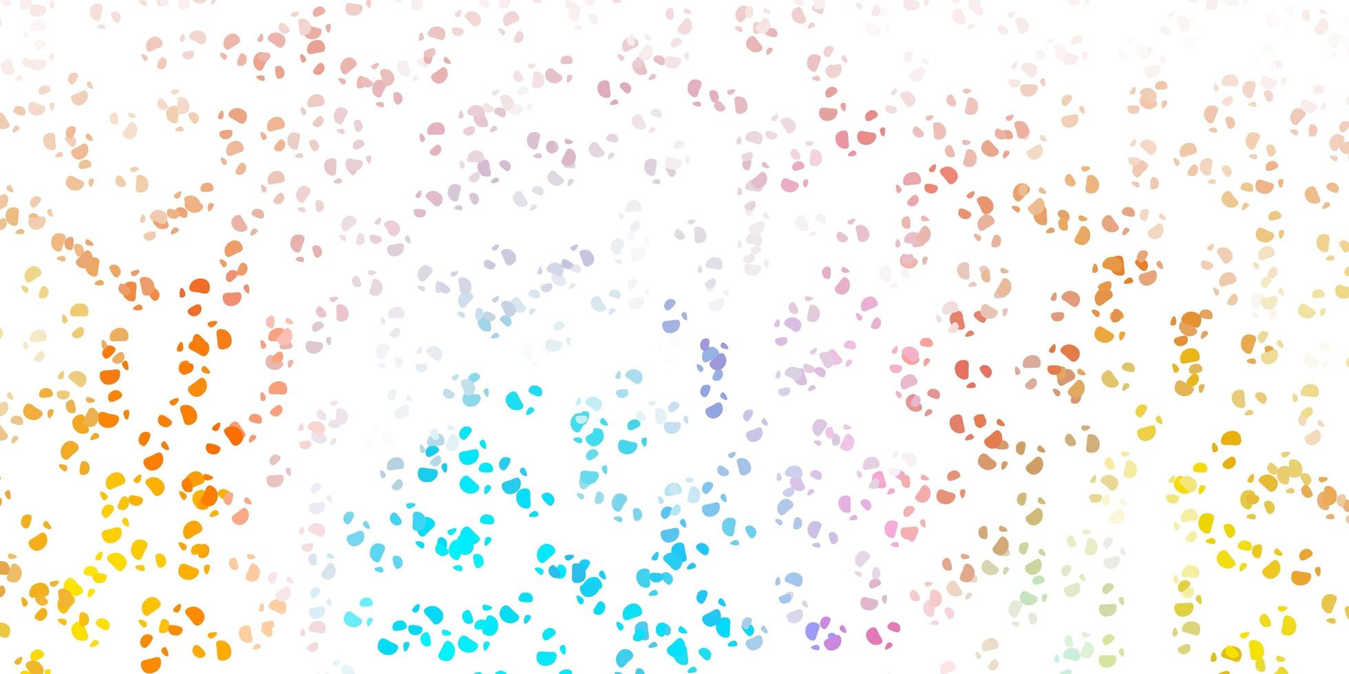 Light blue, yellow vector template with abstract forms.