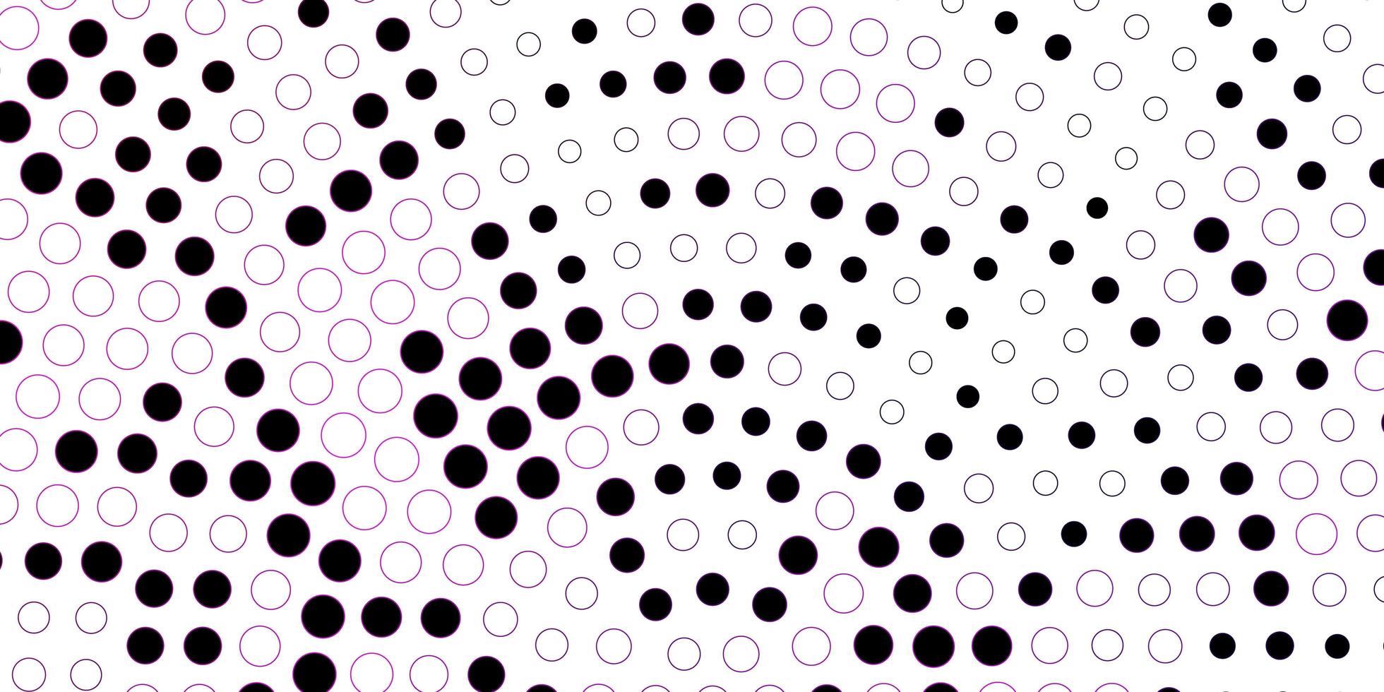 Dark Purple, Pink vector template with circles.