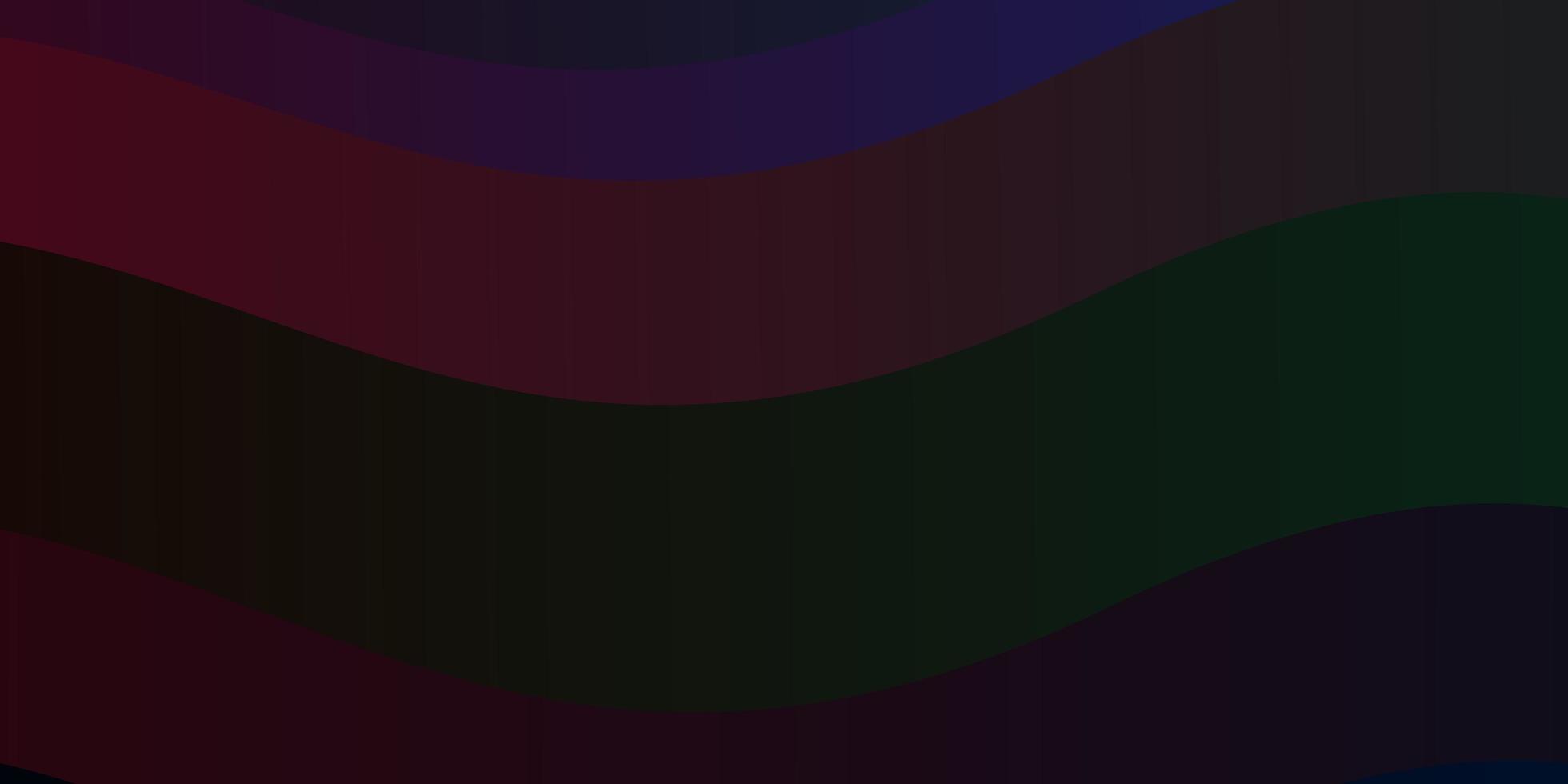 Dark Multicolor vector template with lines.