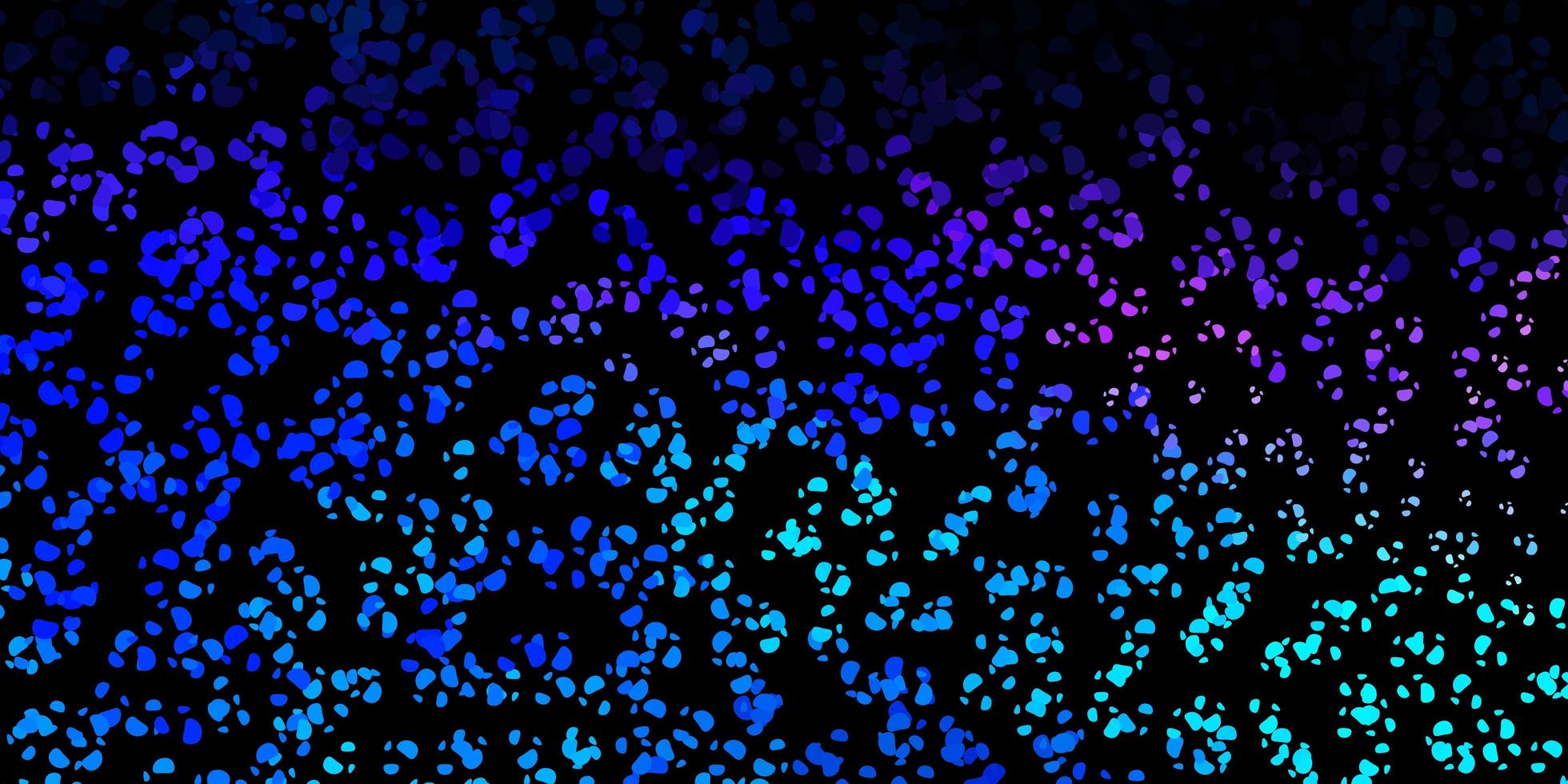 Dark pink, blue vector backdrop with chaotic shapes.