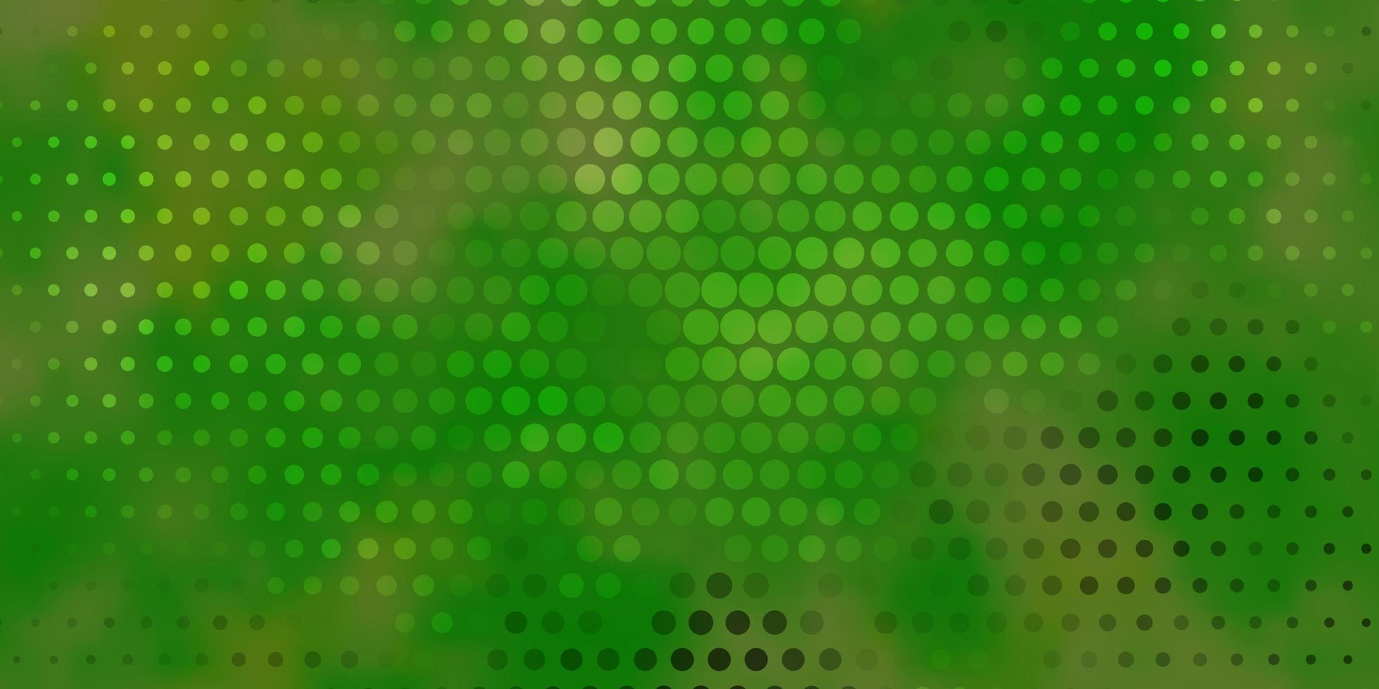 Light Green, Yellow vector backdrop with dots.