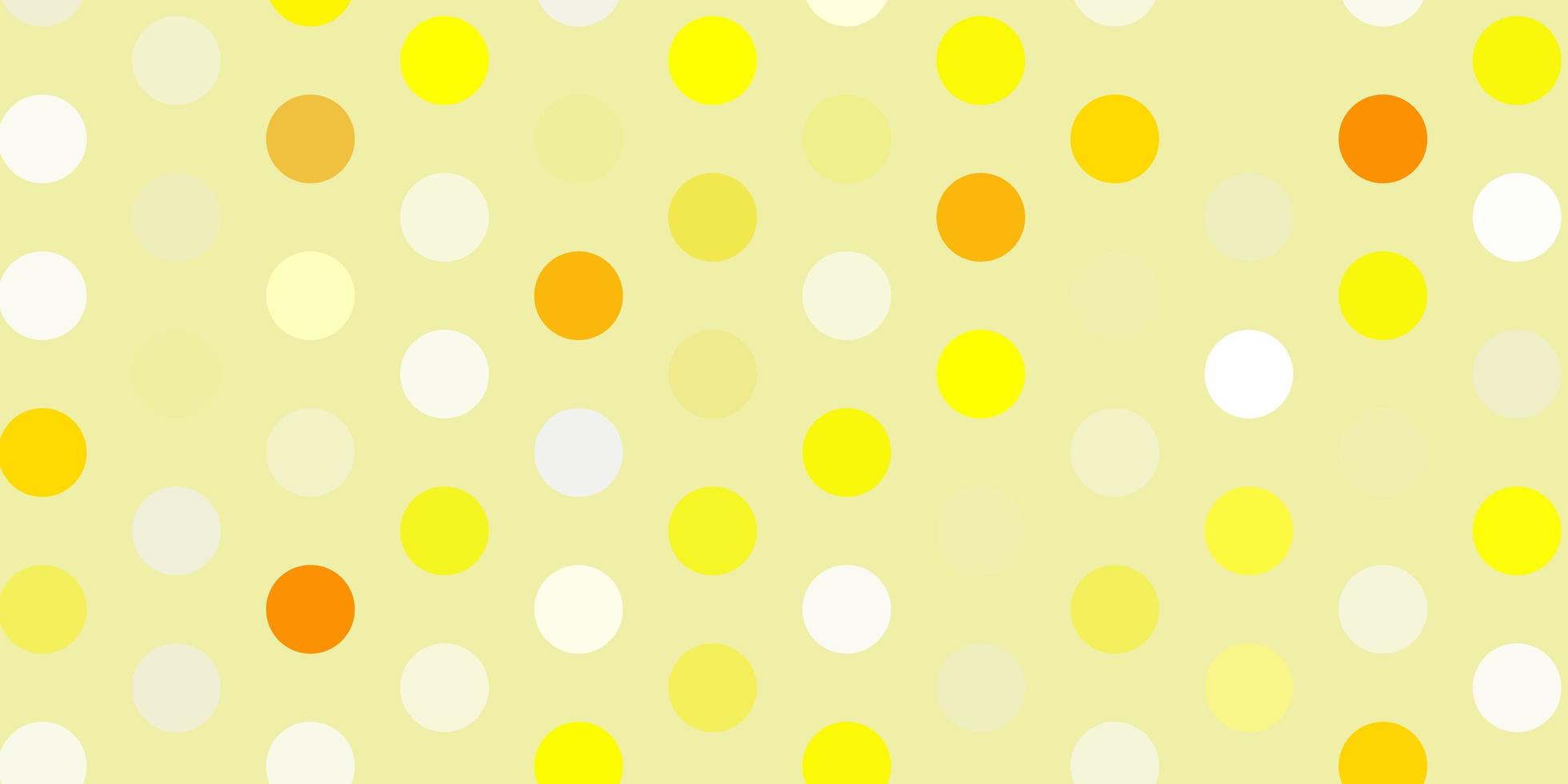 Light yellow vector texture with disks.