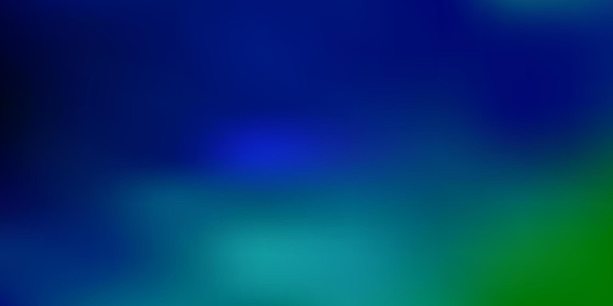 Fondo de desenfoque abstracto de vector azul claro, verde.