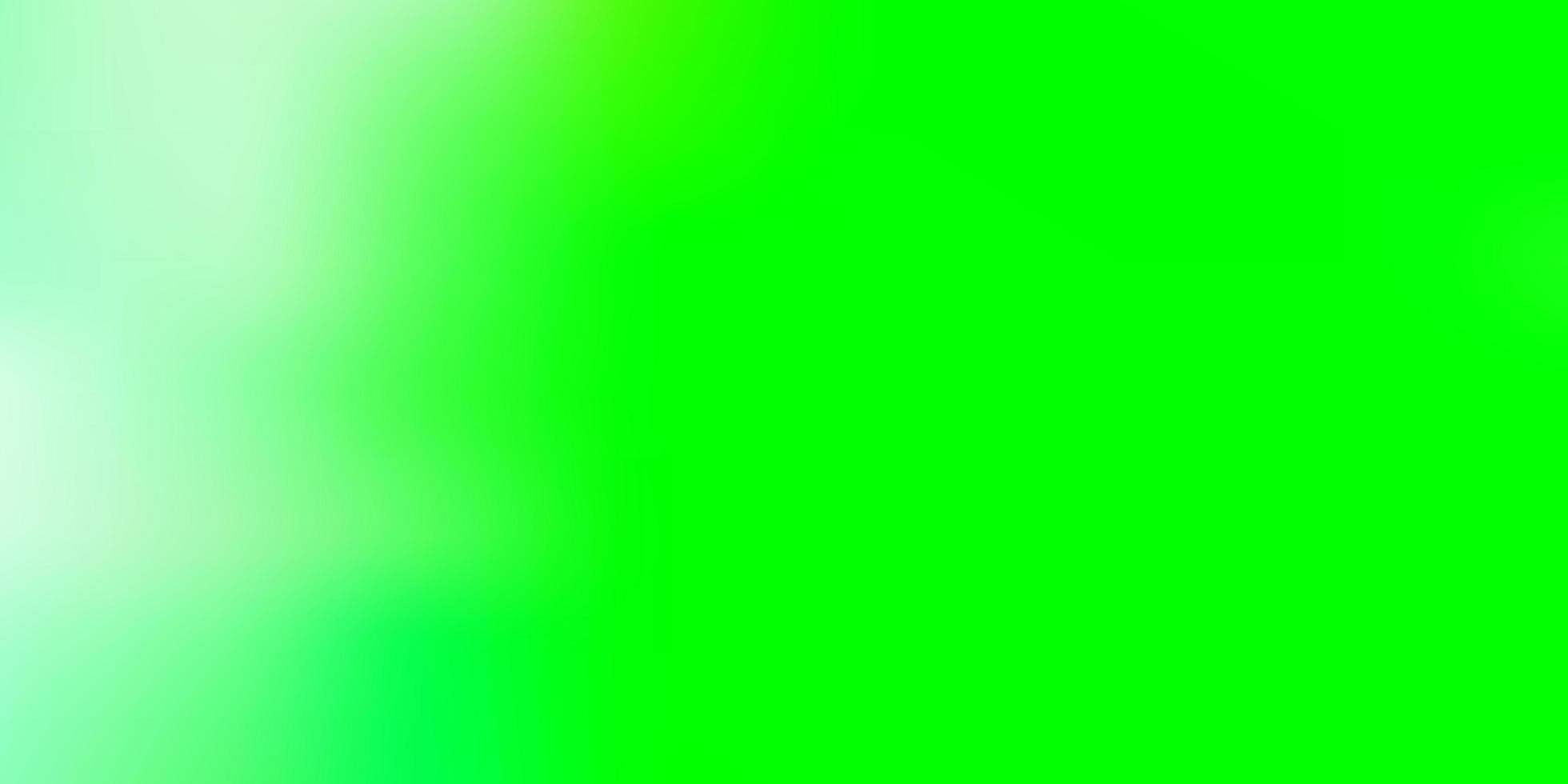 plantilla de desenfoque abstracto de vector verde claro.