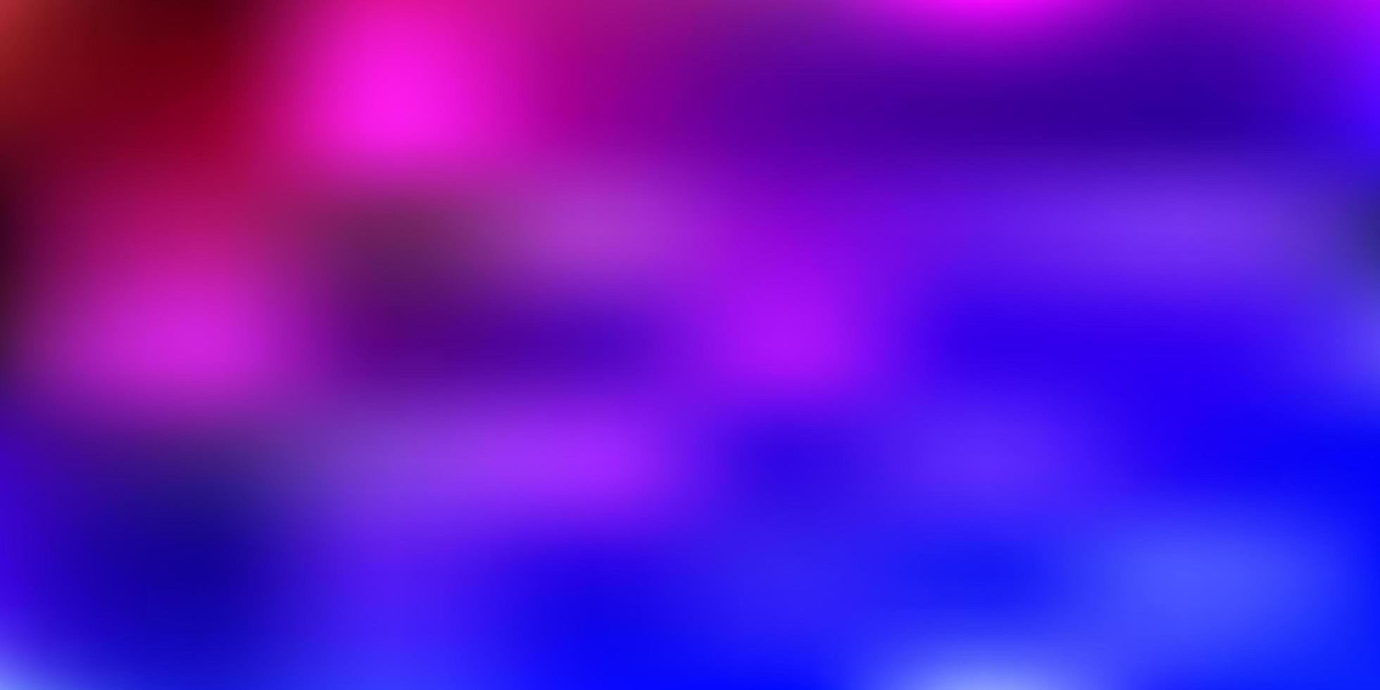 Dark blue, red vector blur background.